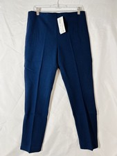 NWT CHICOS SO SLIMMING JULIET Side Vent Ankle Pants BLUE SZ 1R 8  $79.50 picture