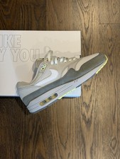 New AirMax 1 Nike By You NikeID Custom 1 of 1 Grey Volt Size 9 picture