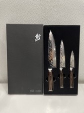 Shun Premier Starter Knives Set Of 3, Walnut picture