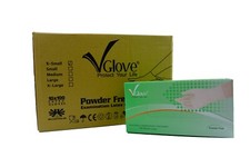 VGLOVE Latex Disposable Exam/Medical Gloves 4 Mil, Powder Free, 1000 pcs / case picture