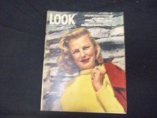 1946 JANUARY 22 LOOK MAGAZINE - JUNE ALLYSON - GREAT PHOTOS & ADS - ST 2027 picture