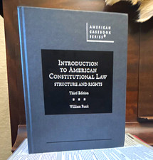 West Academic Intro to American Constitutional Law: Structure & Rights 3rd Ed. picture