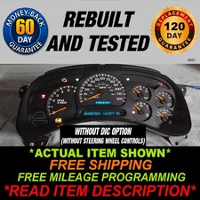2003-2005 Silverado Sierra Tahoe Suburban Yukon Avalanche Gauge Cluster picture