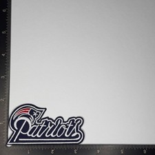 New England Patriots Black Iron/Sew On Embroidered Patch picture