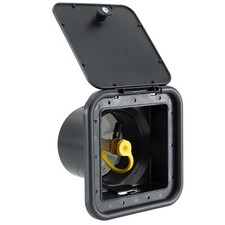 RecPro RV Propane Hook Up Box | 1/4 in. Quick Connect Adapter | Brass Fittings picture