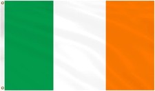 Ireland Grommet Flag Irish Nationality 3' x 5' Irish National Flags Polyester picture