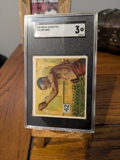 1910 Mecca T218 Joe Gans #42 SGC 3 VG Boxing Hall of Famer Vintage picture
