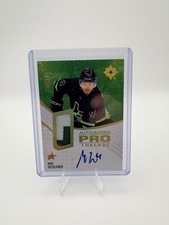 2023-24 Ultimate Collection Miro Heiskanen #PT-MH Stars Pro Threads Auto SN# /49 picture