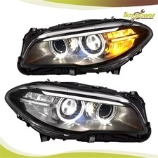 For 2014-2017 BMW 5 series F10 550i 535i 528i Pair Headlight Xenon HID picture