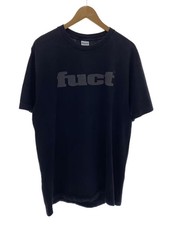 FUCT 90s 00s/MADE IN USA/Crew Neck T shirt/Double sided Print/L/Cotton/BLK picture