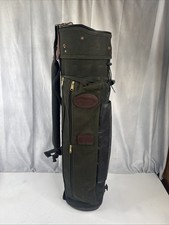 ORVIS BATTENKILL LEATHER CANVAS GOLF BAG SUPER RARE-S MODEL 7800 34