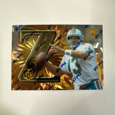 Pinnacle 1997 Zenith Dan Marino Miami Dolphins #ZT2 Z Team Promo Insert picture