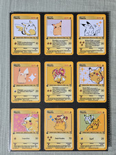 Pokemon Cards Yellow Version Game Boy Pikachu Wizards Style 90's picture