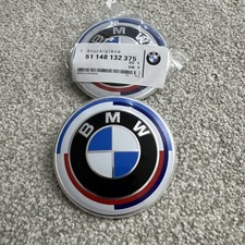 Brand New BMW Anniversary Edition Bonnet/Boot Emblem Badge 82MM picture