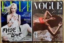 2 MAGAZINES Collection VOGUE France BRITISH Elle UK September 2026 Bazaar ITALIA picture