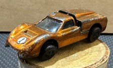 Vintage Redline Hot Wheels Ford J-Car Orange 1967 Mattel Hong Kong Rare picture