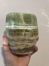 Incredible Pistachio Green Calcite + Aragonite / Display Piece / Cabochon 1616g picture
