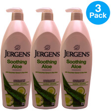 Jergens Soothing Aloe Refreshing Body Lotion 21 oz 3 Pack New picture