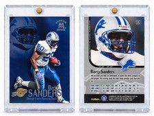 1999 Skybox Molten Metal - Barry Sanders #11 Millennium Gold picture