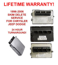 SKIM DELETE SERVICE SECURITY REMOVAL ECM ECU CHRYSLER DODGE JEEP RAM 1996-2006 picture