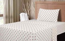 Mainstays 4-Piece Flannel Sheet Set 100% Cotton Stags Warm Soft Size Full picture