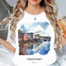 Freeport Maine Unisex Shirt Travel Gift Maine Trip Lover Souvenir Tee picture