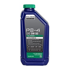 Polaris PS4 All-Season 4 Cycle 5W50 Full Synthetic Motor Oil, 1 Quart - 2876244 picture