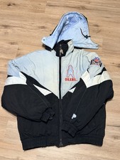 VTG Houston Oilers 90s PRO PLAYER Puffer Jacket - SIZE L Blue White NFL Vintage picture