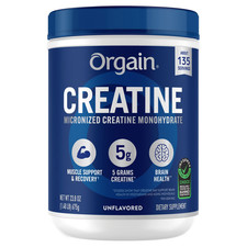 Orgain, Micronized Creatine Monohydrate, Unflavored, 1.48Lbs picture