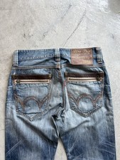 Vintage 90s Edwin Blue Trip W30 Actual 30x32 picture