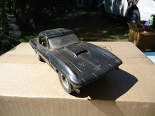 Vintage Cox Gas Engine Corvette Stingray Tether Car Toy Racer Black PARTS REPAIR picture