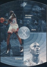 1997-98 UPPER DECK SPX MICHAEL JORDAN SILVER PARALLEL HOLOGRAM CARD #6 picture