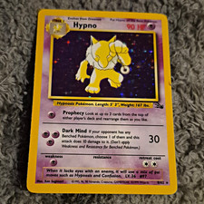 Pokémon TCG Hypno 8/62 Fossil Unlimited Holo Rare Stage 1 90 HP EN picture
