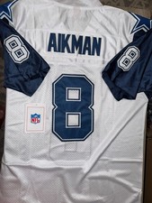 NEW #8 Troy Aikman THROWBACK Jersey DALLAS COWBOYS size 3XL WHITE picture