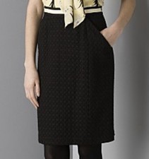 MILLY of NEW YORK LILY BASKET WEAVE PENCIL SKIRT - NWT - US 10 - UK 14 picture