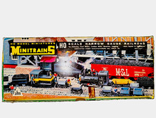 Vintage AHM Minitrains 3051 HO Narrow Gauge Diesel Miner Train Set (NOOB) picture