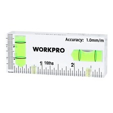 WORKPRO Small Level 3-Inch Mini Level Tool Magnetic Level 2 Bubbles 90°/180° USA picture