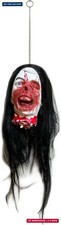 Bulex Severed Head Zombie Decorations Scary Halloween Realistic Props Hanging Bl picture