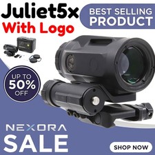 NEW IN STOCK EvolutionGear JULIET5 Micro 5x24mm Magnifier Black / Tan Optional picture