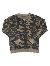 Zara Green Camo Thermal Long Sleeve Top Size XL picture