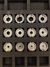 (12pcs.) KTS Crimping U-DIES Aluminum and Copper (For Burndy & Greenlee) Crimper picture