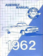 1962 Chevrolet Belaire, Biscayne, Impala Factory Assembly Manual picture