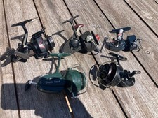 Vintage Fishing Reel Lot of 5 - Mitchell 409 High Speed, DAM Quick, Daiwa, SB picture
