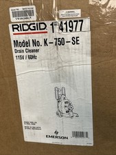 K-750 Drain Cleaning Snake Auger Drum Machine with Autofeed and 3/4 in. Pigtail picture