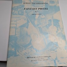 Rachmaninoff Fantasy Pieces Op 3 Piano Sheet Music Morceaux de Fantaisie F3 picture