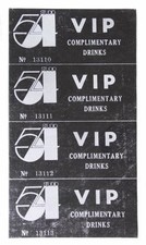 Andy Warhol - VIP Ticket Studio 54, Giclee Print, Disco Music Icon Club, Decor picture