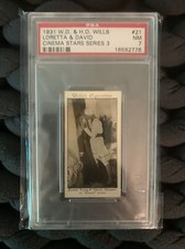 Loretta Young/David Manners 1931 W.D./H.O. Wills Cinema Stars #21 PSA 7 Pop 2 picture
