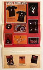 KISS⚡️Gene Simmons⚡️SOLO Album Order Form Insert⚡️1978 KISS Army⚡️AUCOIN picture