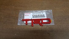 Toyota TRD Red Metal Emblem Genuine OEM PT413-35120-02 picture