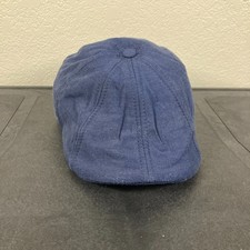 Boston Scally Co Hat Mens M/L Blue Flat Cap Newsie Paperboy Gatsby picture